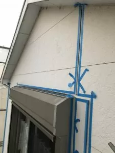 春日井市にて外壁塗装シーリング工事