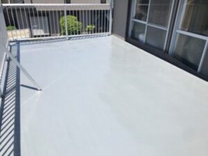 春日井市にて屋上防水塗装