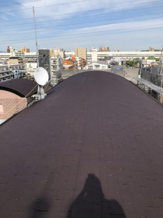 春日井市にてアスファルトシングル屋根塗装 施工後