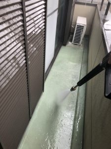 春日井市旭町にて外壁塗装高圧洗浄2