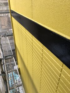 春日井市勝川町にて外壁塗装幕板の塗装