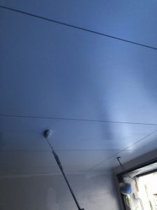春日井市にて天井の塗装施工後